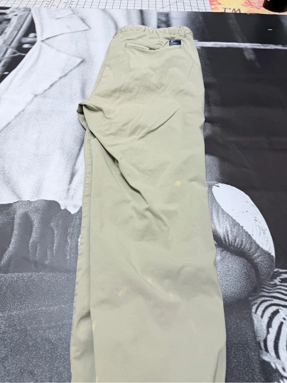 Psycho Bunny Men’s sz Large Drawstring Chino Pants A54